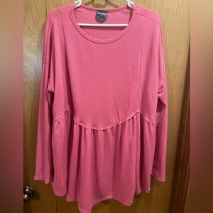 ARULA Pink Long Sleeve Tunic